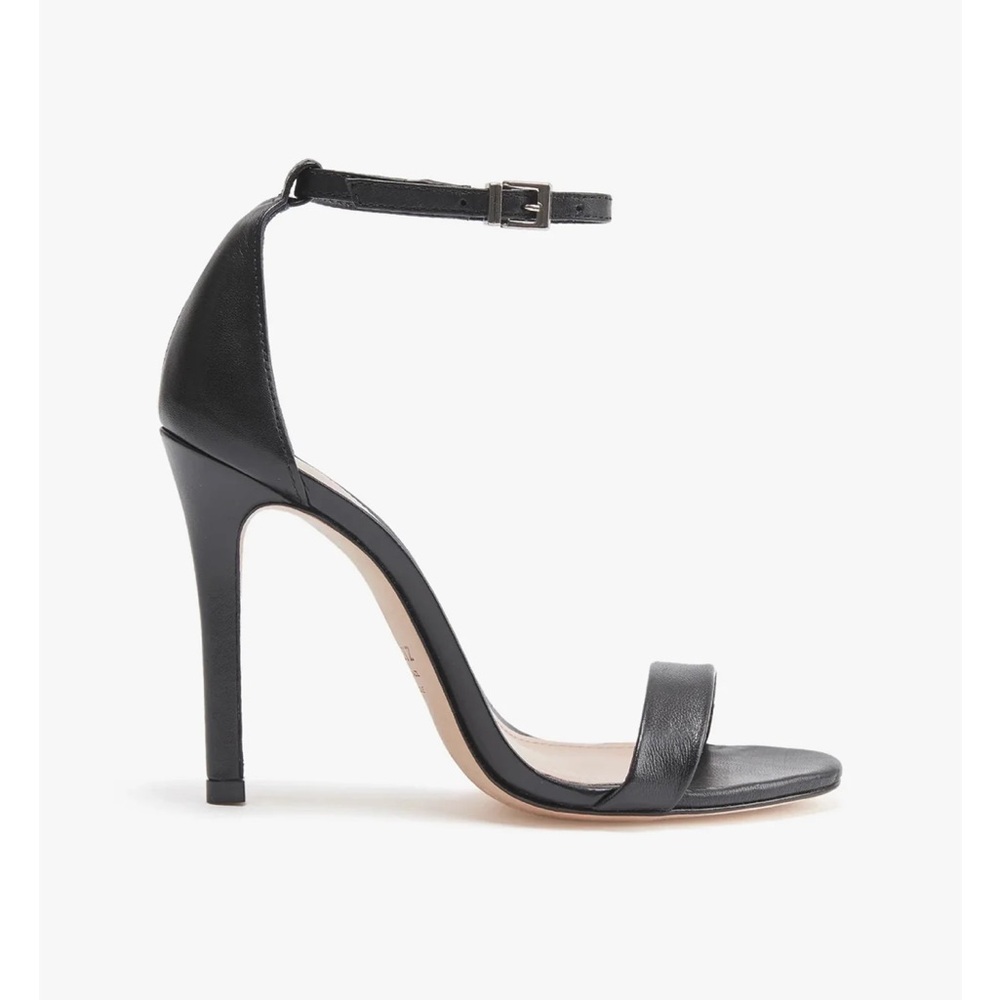 Sleek Black Strappy Heels EXCELLENT CONDITION. Only worn twice